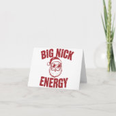 Carte Big Nick Energy Funny Père Noël Rude Christmas Jok (Devant)