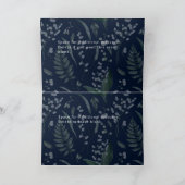 Carte Big Rose Daisy Dark Joyeux Anniversaire Nom person (Intérieur)