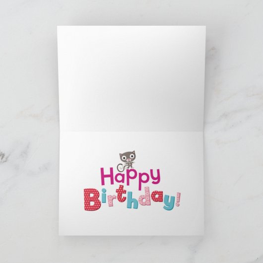 Carte BIG Sister cat (Intérieur)