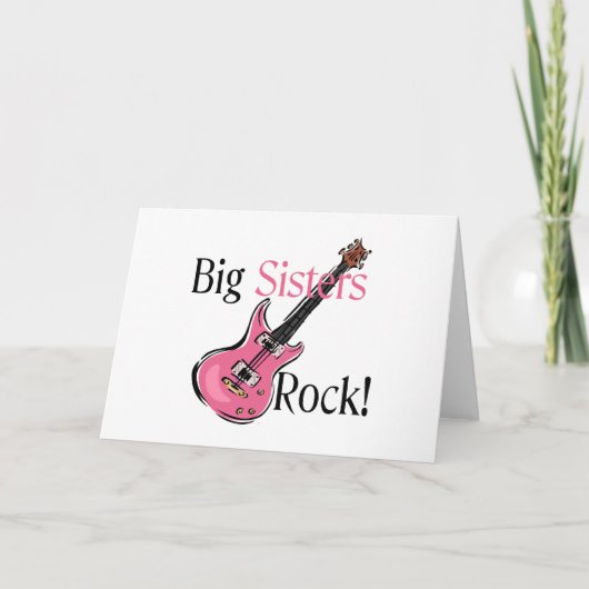 Carte Big Sisters Rock (Devant)