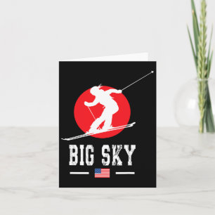 Carte Big Sky Usa Station de ski Montagnes Rocheuses Ame