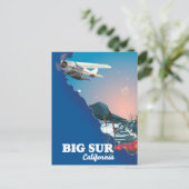 Carte Big Sur California (Debout devant)
