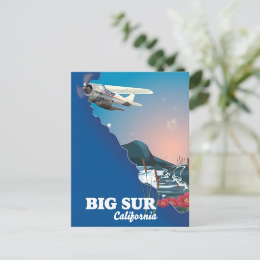 Carte Big Sur California (Debout devant)