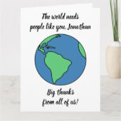 Carte Big Thanks From All of Us - Custom Giant Thank You (Devant)