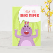 Carte Big Time (Fleur jaune)