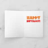 Carte Big Truck pour enfant 5e anniversaire (Intérieur)