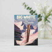 Carte Big White Colombie-Britannique Canada ski. (Debout devant)