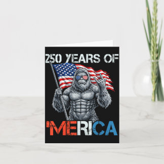 Carte Bigfoot 250 Ans de Merica Rock Drapeau Américain 4