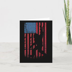 Carte Bigfoot 4 juillet drôle Bigfoot Américain Usa Fla