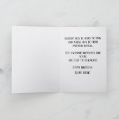 Carte Bigfoot Alien Birthday Card Funny Cryptid UFO  (Intérieur)