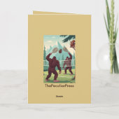 Carte Bigfoot Drôle (Dos)
