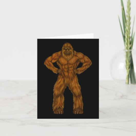 Carte Bigfoot est un constructeur de corps - Sasquatch c (Devant)