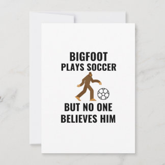 CARTE BIGFOOT JOUE AU FOCCER