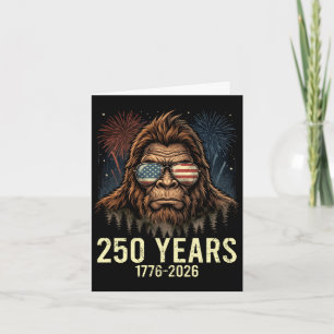 Carte Bigfoot merica feu d'artifice 4 juillet 250
