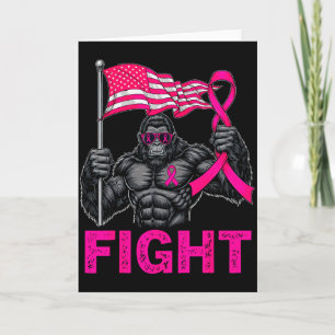 Carte Bigfoot Nk Ruban Lutte Contre Cancer Sein Sensibil