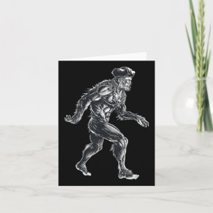 Carte Bigfoot Pirate - Sasquatch Gros Pied - Épouvantabl