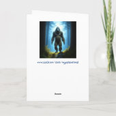 Carte Bigfoot Pun Joyeux anniversaire (Dos)