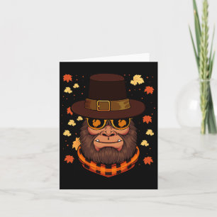 Carte Bigfoot sur Sungles Thanksgiving Day Sasquatch Pil