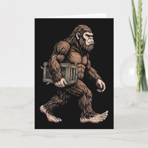 Carte Bigfoot Transportant une Caisse de Poulets Ferme d