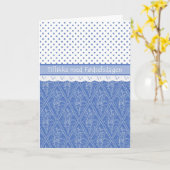 Carte Bigorneau danois, dentelle de Faux, anniversaire (Fleur jaune)