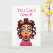 Carte Bigoudis de port de femme (Fleur jaune)