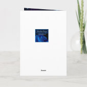 Carte Bijou personnalisé Galaxie Zodiac Sagittaire (Dos)