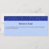 Carte Bijoux - Certificat cadeau Sapphire (Dos)