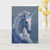 Carte Bijoux la licorne (Fleur jaune)