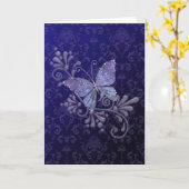 Carte Bijoux papillon (Fleur jaune)