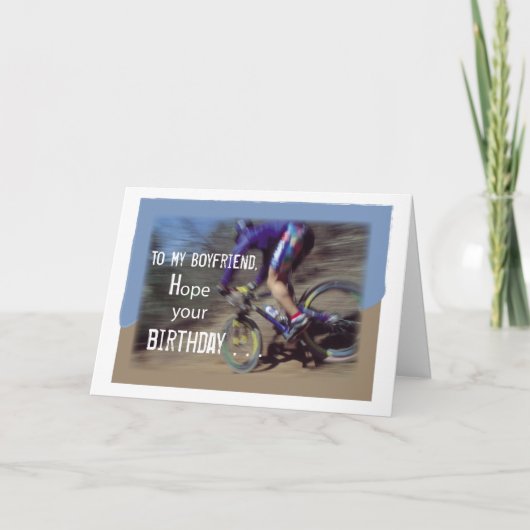 Carte Bike Birthday (Devant)
