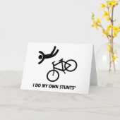 Carte Bike Mes Propres Pieds (Fleur jaune)