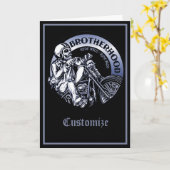 Carte Biker Brotherhood (Fleur jaune)