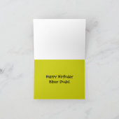 Carte Biker Dude Anniversaire (Intérieur)