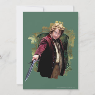 Carte BILBO BAGGINS™ avec épée