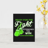 Carte Bile Duct Cancer Sensibilisation Papillon vert (Fleur jaune)