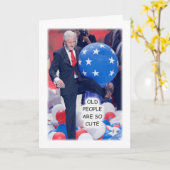 Carte Bill avec l'anniversaire de ballon (Fleur jaune)