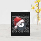 Carte Billard amusant 8 Bal Pour Les Joueurs De Piscine  (Fleur jaune)