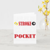 Carte Billard amusant Billard Tee I Rub My Tip Billard G (Fleur jaune)