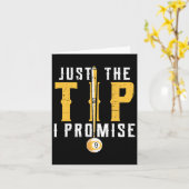 Carte Billard amusant Le pourboire (Fleur jaune)