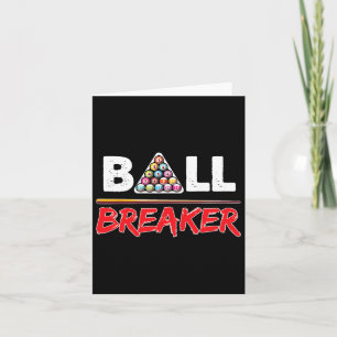 Carte Billard Ball Breaker Funny Shoot Pool Cadeau