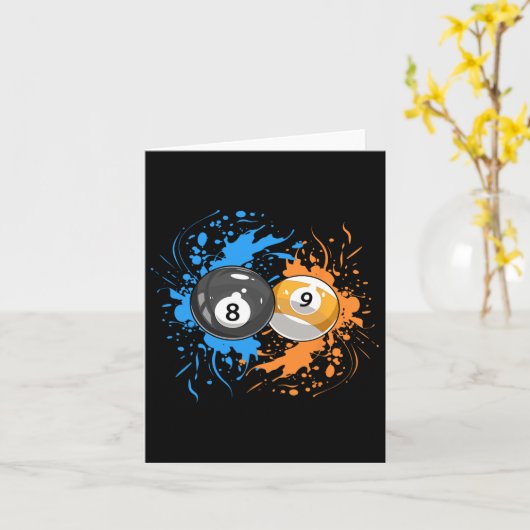 Carte Billard cool Pour 8 Ll Et 9 Lecteurs (Fleur jaune)