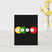 Carte Billard de billard de piscine 1984 Conception de l (Fleur jaune)