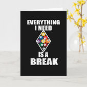 Carte Billard de piscine Cadeaux de piscine Joueur de bi (Fleur jaune)