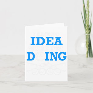 Carte Billard Drôle Je N'Ai Aucune Idée Ce Que Je Fais