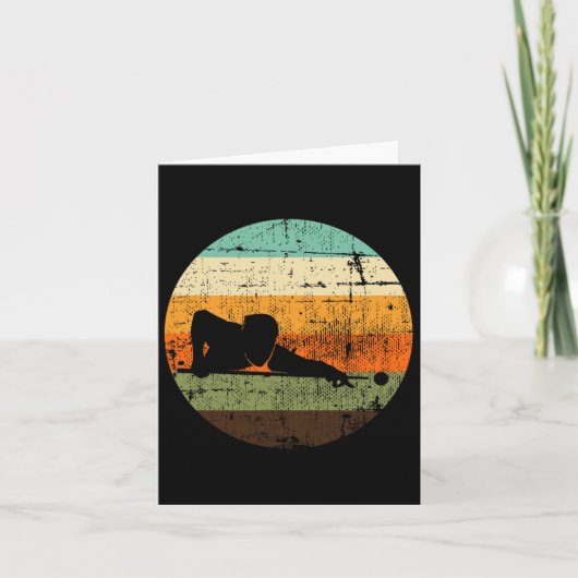 Carte Billard Vintage rétro Sayers Billard Billard (Devant)