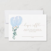 Carte Billet Balloon Bleu Déchets (Devant)