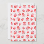 Carte Billet Berry Sweet Coquette Diaper Raffle (Dos)