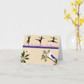 Carte Billet Bird & Ballet (Fleur jaune)
