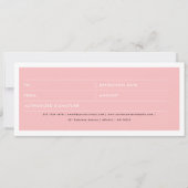 Carte Billet cadeau Bobby Pins Logo Cheveux rose (Devant)