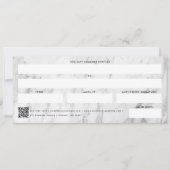 Carte Billet cadeau de code QR du logo de l'entreprise (Devant)